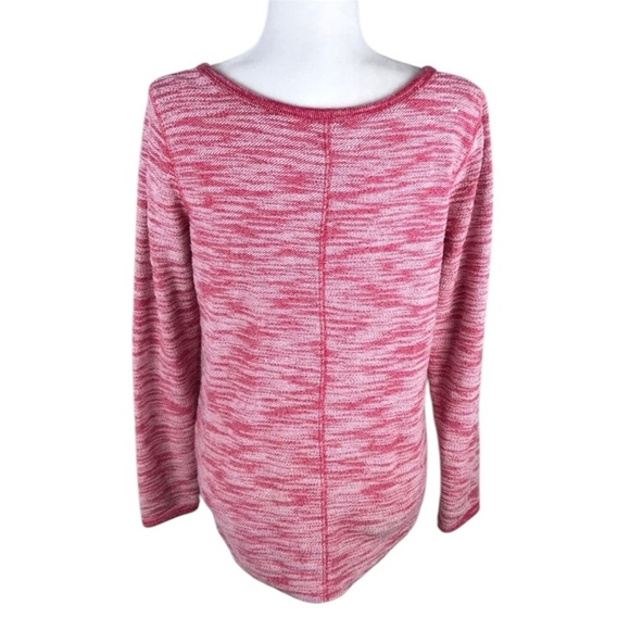 Riders by Lee Pink & White U-Neck Top Size S - Picture 4 of 5